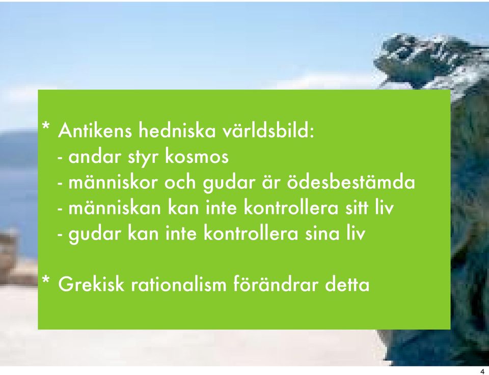 kan inte kontrollera sitt liv - gudar kan inte