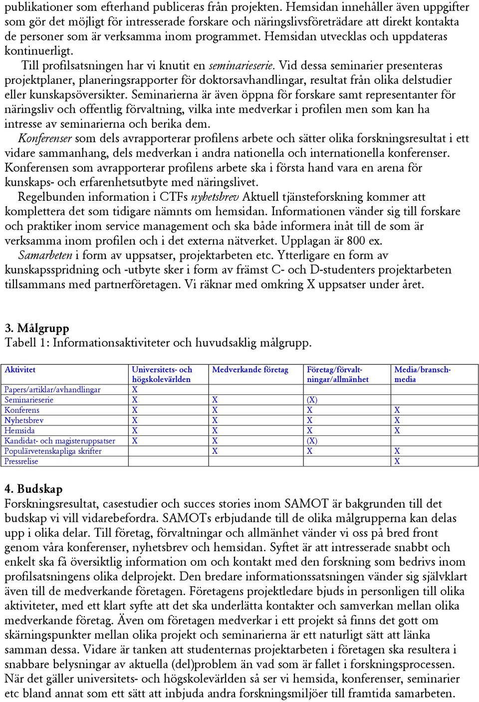 Hemsidan utvecklas och uppdateras kontinuerligt. Till profilsatsningen har vi knutit en seminarieserie.