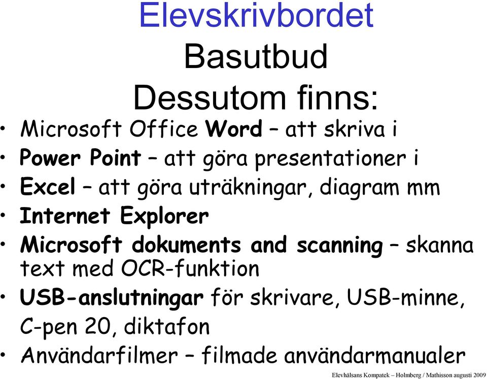 Explorer Microsoft dokuments and scanning skanna text med OCR-funktion