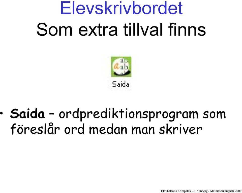 ordprediktionsprogram som