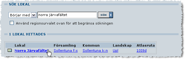 Kommentar Försök alltid komplettera din observation med ytterligare information som kan vara intressant. Det är t.ex.