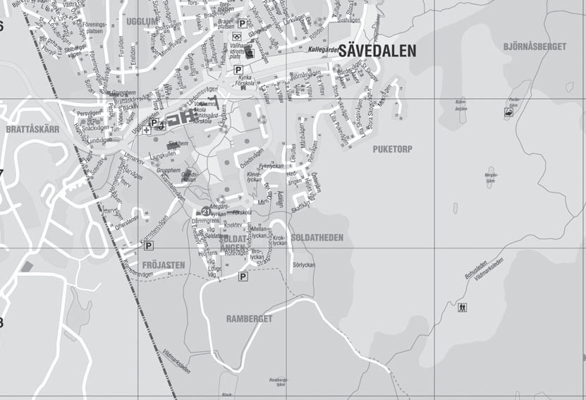 DETALJPLAN FÖR SOLDATTORP VID SOLDATÄNGEN, DEL AV UGGLUM 4:8, PARTILLE, PARTILLE KOMMUN 1.