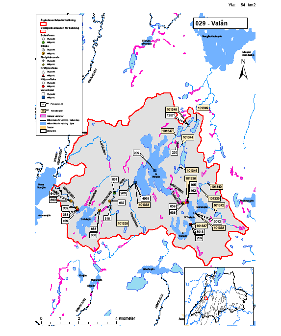 Sammanfattning av 'Åtgärdsområde namn' = S Vallsjön (47