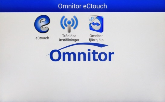 3. ATT STARTA OCH AVSLUTA ECTOUCH 3.1. STARTA ECTOUCH Klicka på ectouch-ikonen för att starta applikationen. Denna layout visar ett exempel på låst ectouch-terminal. 3.2.