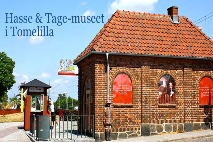 Hasse & Tage- museet Bo Olssons Tomelilla Dag: söndag den 14 juli Tid: 12 17:30 Kostnad: Avresa: 150 kronor, buss o entré, betalas på bussen Skulptören Adress: Agda Holstväg 1 Vi åker