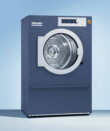 Tvätt- och torkutrustning för tvätteriet Mieles tvättmaskiner El-, ång eller gasuppvärmda tvättmaskiner med kapacitet 5,5 till 32 kg, barriärtvättmaskiner med kapacitet 16 till 32 kg.