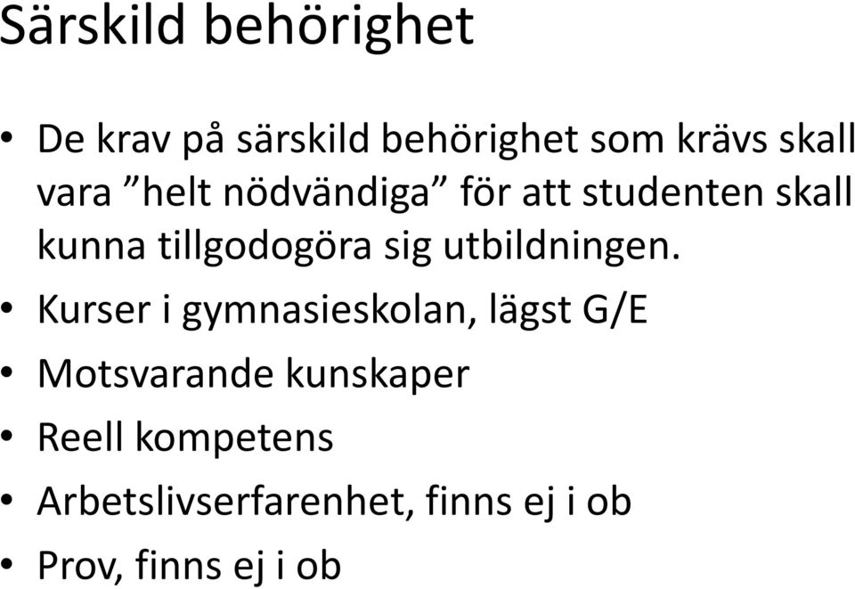 utbildningen.