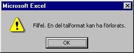 För att importen ska fungera på bästa sätt, så bör Excel-databasen ha skapats med de regler som framgår av början på kapitlet Databaser.