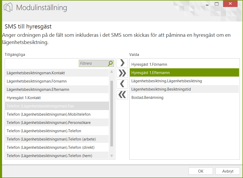 SMS och
