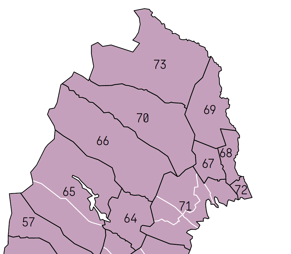 10 lokala arbetsmarknadsregioner i Norrbotten 8 av 10 LA-regioner i Norrbotten