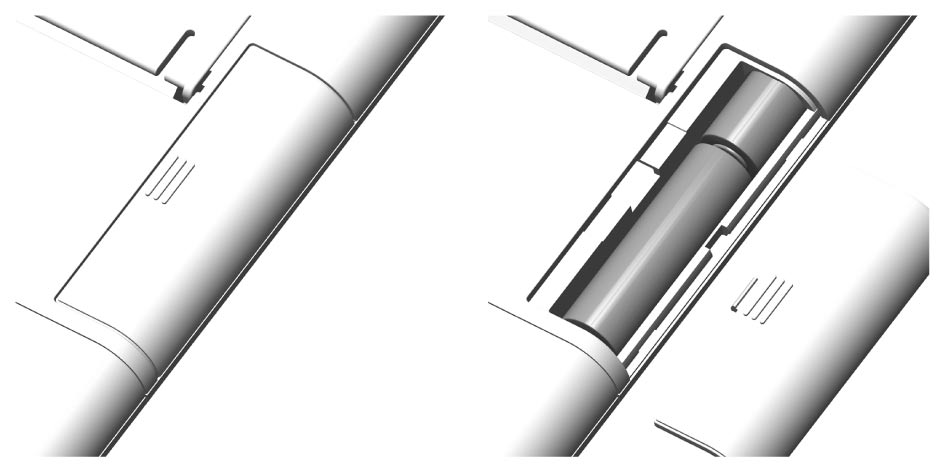 TRÅDLÖS SENSOR (RTHR8N) - FRAMSIDA. Indikator för låg batterinivå. Tid 5. Temperatur- C / F 6.