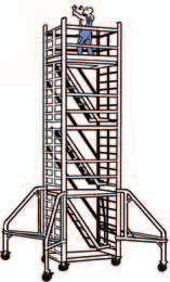 Byggnadsställningar används vid tillfälliga arbeten på höjder över 1,25 meter. De används bland annat som tillträdesled, transportled och arbetsplats.