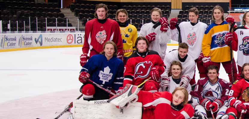 U16-SPELARE I MODO HOCKEY Verksamheten är elitinriktad och förberedande inför juniorverksamheten.