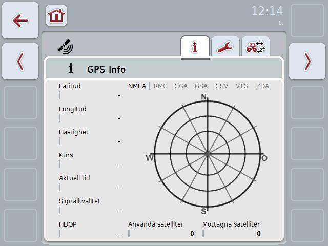 4 Manövrering 4.1 Programstart CCI.GPS startas automatiskt när terminalen slås på. Gör så här för att gå till startskärmen för CCI.GPS: 1.