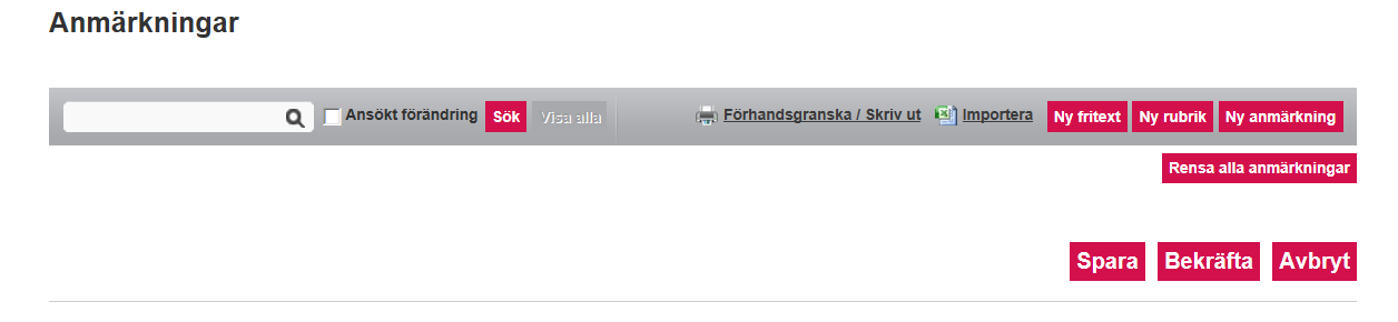 Steg 9 - Utfärda Protokoll (uppdragstagaren) Om det finns fel och brister vid kontroll av objektet matas anmärkningarna in i objektsregistret.