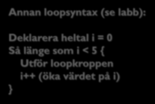 Syntaxskillnader 46 Fil: Newton.py def find_root(): print("this program tries to find.") x = eval(input("enter a number: ")) guess = x/2 for i in range(5): Fil: Newton.