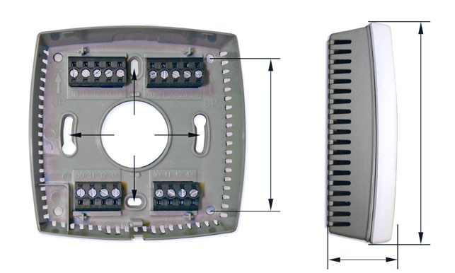 Inkoppling Plint Beteckning Funktion 10 G Matningsspänning 24 V AC 11 G0 Matningsspänning 0 V 12 DO1 Utgång för fläktstyrning I 13 DO2 Utgång för fläktstyrning II 14 DO3 Utgång för fläktstyrning III