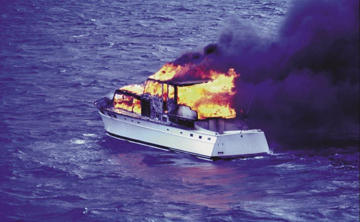 ATLANTICA SÄKERHETSGUIDE 17 Brand ombord En båt som förvandlas till ett eldhav är en upplevelse som ingen vill vara med om.
