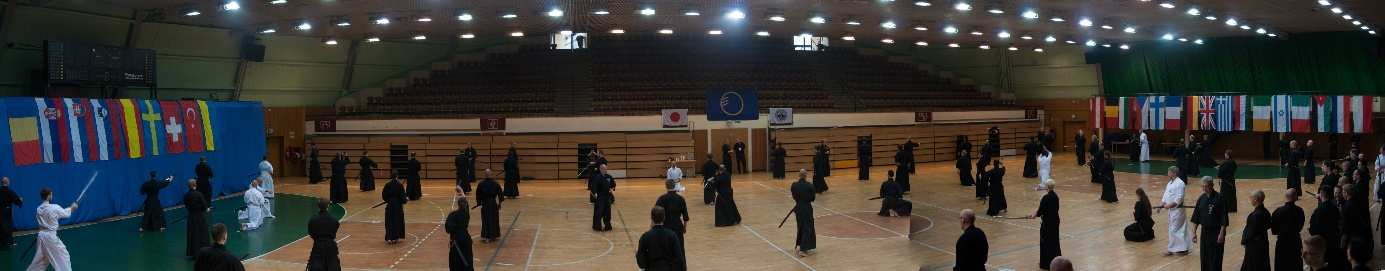 Artrapport IAIDO nov 2016 EM 2016 landslaget EM startade med ett seminarie under torsdagen där ZKNR delegationen i form av Mr. Takashige Yamazaki Mr. Teruo Mitani Mr. Hachiro Nakano Iaido Hanshi 8.