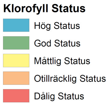 Satellitbaserad statusklassificering av Sveriges kustvattenförekomster ett