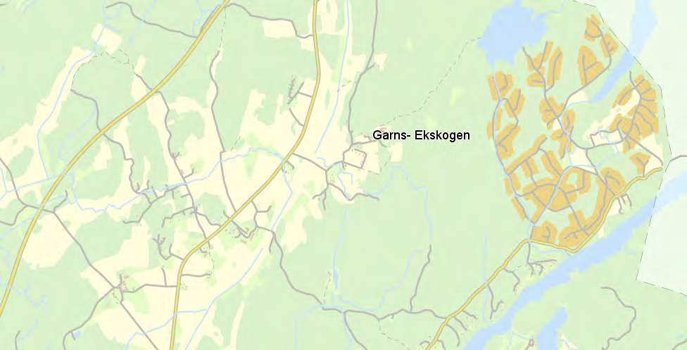 Projektkarta Karby och Brottby 2 6.7 6.6 6.4 Brottby Karby 6.5 0 450 900 m 6.8 6.1 Kårsta-Rickeby 1 Detaljplanering pågår för bebyggda och obebyggda fastigheter kring Bergsjövägen.