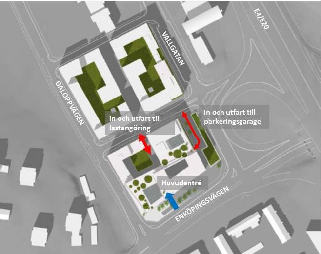 5. Angöring, parkering och lastangöring.