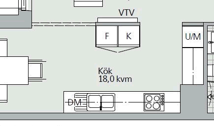 21 Kök - Övrigt - Tillval Förlängning av