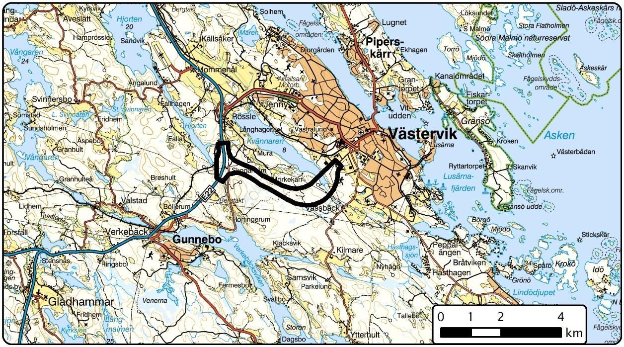 Uppdrag Föreliggande rapport är framtagen av Ecocom AB på uppdrag av Västerviks kommun.