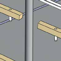 AKUSTIK Några goda skäl att välja Nivell. Flexibelt Nivell är flexibelt och du har möjlighet att förlägga installationer i luftspalten vilket medför att färre delar behöver gjutas/spacklas.