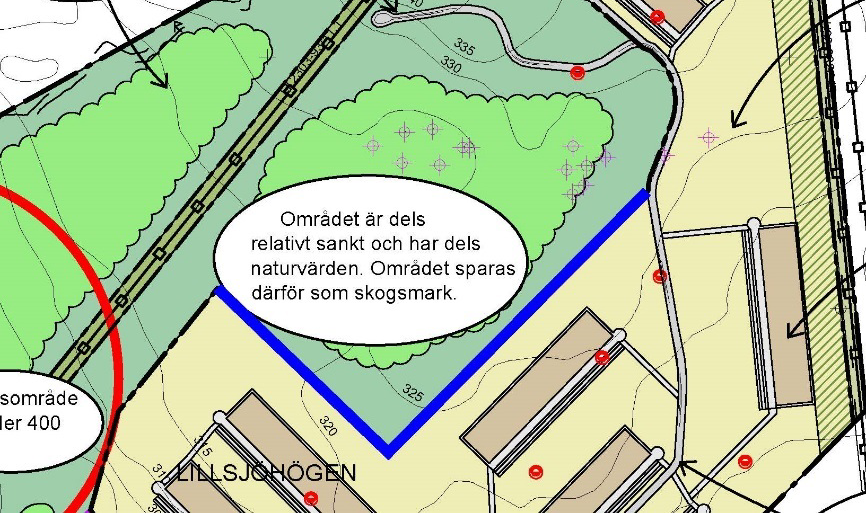 2, KS 2017-02-14 08:30 / Bilaga: Planbeskrivning Midskog 23 Antagandehandling Östersunds kommun avser i en separat detaljplan utreda om området är lämpligt för industriändamål. Bild 8.