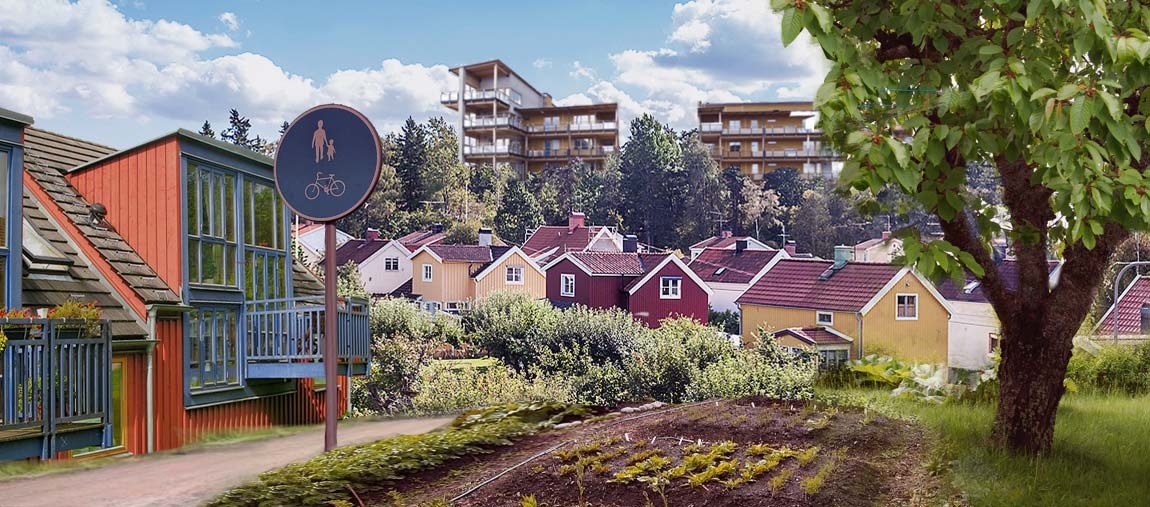 Vision - Livskvalitet, gemenskap, hälsa, natur Södra Onsjö kommer att bli en stadsdel där det är enkelt att leva ett hälsosamt liv med sunda vanor i en trivsam gemenskap.