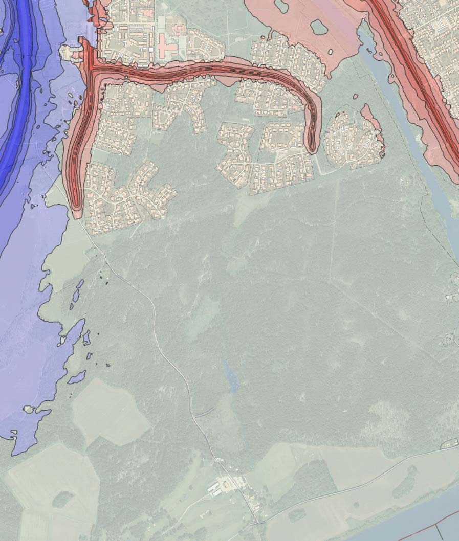 Buller I Boverkets allmänna råd kring buller i planeringen (2008:1) anges flera riktvärden för hur högt buller (genererat av väg- och spårtrafik) som är acceptabelt för bostäder.