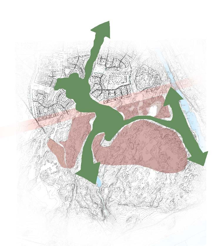 Framtiden En första etapp bör koppla an till Agnesborgsvägen då denna väg väl kopplar an till det befintliga norra Onsjö med dess infrastruktur och service snarare än Johannesbergsvägen som ligger