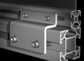A Komponenter för kapslingar Lister för kapslingar Fyra listprofiler av PVC kan användas tillsammans med kapslingskomponenter i system : 1 2 Kantlist för montering av 3 mm tjocka paneler (bild 1).