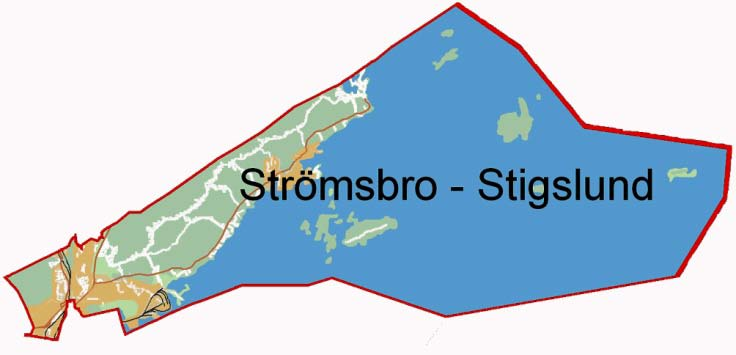 2 1 Fakta om Stigslund - Strömsbro Karta Allmänt om området Området omfattar stadsdelarna Stigslund och Strömsbro samt Fredriksskans och Norrlandet.