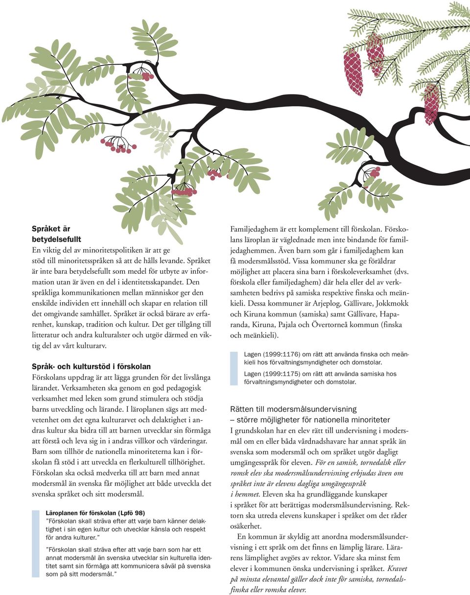 Den språkliga kommunikationen mellan människor ger den enskilde individen ett innehåll och skapar en relation till det omgivande samhället.