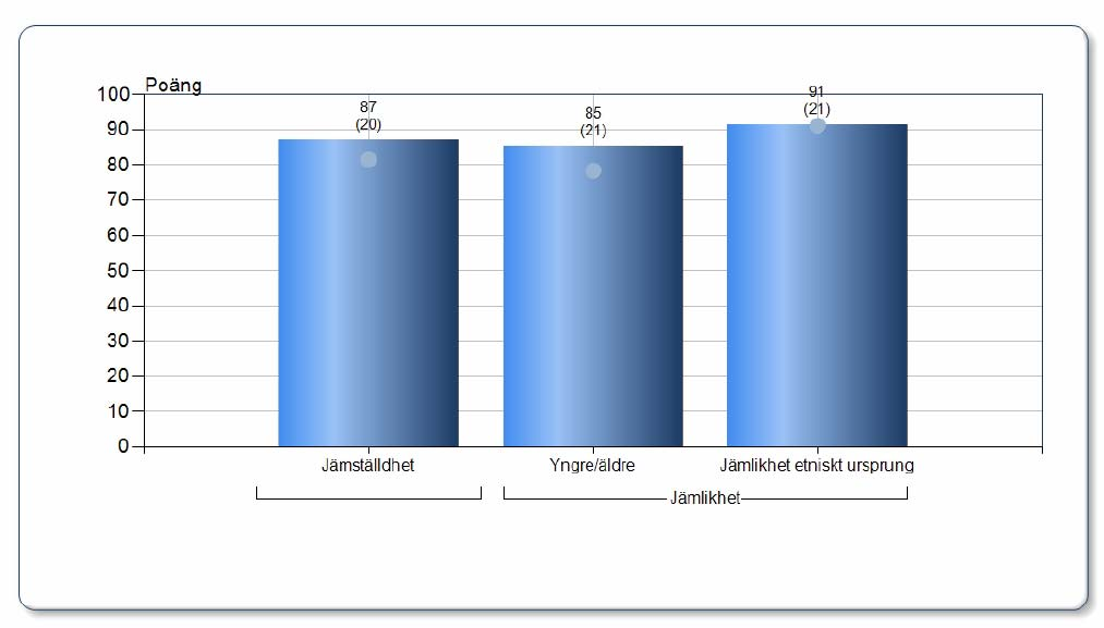 AHA-metoden, Kartläggning, Jämställdhet och jämlikhet Version univ Sv3.