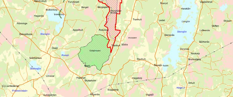 Länsstyrelsens bedömning Horsnäsamossen ingår i nätverket Natura 2000 och har tilldelats högsta klass i både våtmarksinventeringen och i länets naturvårdsprogram samt utgör riksintresse för