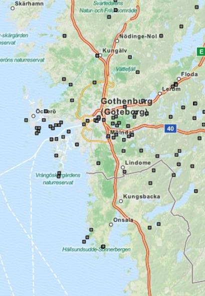 Stationsregistrets prototyp Stationer från IVL, VISS, SGU Stationer tillgängliggörs med WFS Webbapplikation byggd med