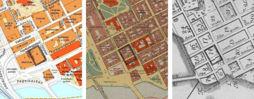 SID 7 (11) Befintliga förhållanden Byggnaden Byggnaden inom fastigheten Snäckan 8 är ritad av Erik Thelaus arkitektkontor och uppfördes 1970-73.