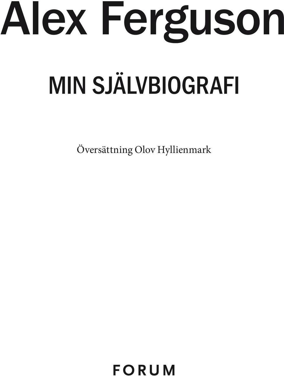 SJÄLVBIOGRAFI