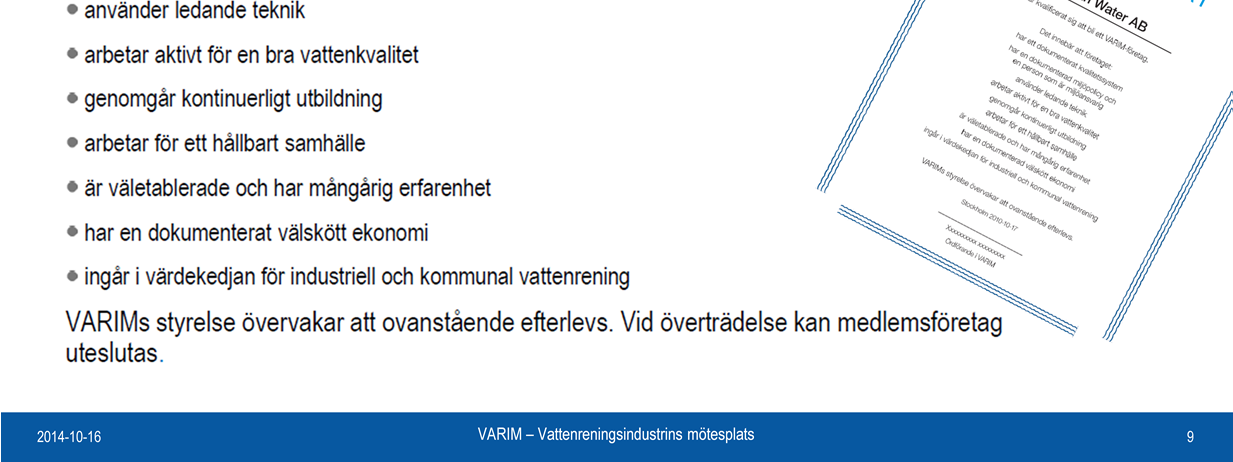 VARIM samlar de bästa företagen i branschen.