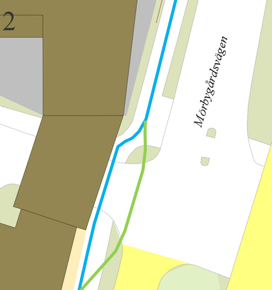 1.8 Inverness Korsningen Mörbygårdsvägen Invernessvägen uppfattas idag som otrygg ur ett trafiksäkerhetsperspektiv av såväl bilister som oskyddade trafikanter.