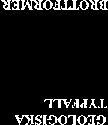 72 Den absolut vanligaste brotformen är lokal spjälkning genom intakt berg i rumstaken. Med undantag för områden med blockigl berg (typfall B2) i,r denna brottform nästan oberoende av geologin.