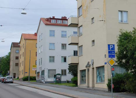 Bostadsrättspris, kr/kvm 90000 80000 70000 60000 50000 40000 30000 20000 10000 R² = 0.6855 Tofta Lorensberg Sanna Länsmansgården 0 40 50 60 70 80 NSI FIGUR 8.