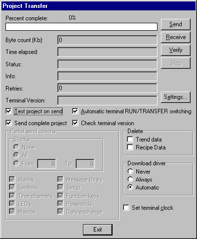 Connecting the operator terminal to the controller 3.