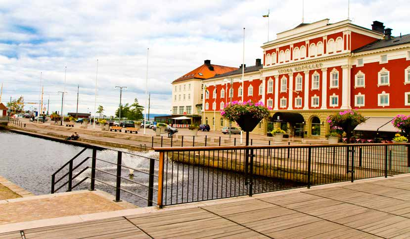 DAGen INNAN 20 mars Stora Hotellet, Hamnkanalen och Vindbron. Foto: Sebastian Söderström.