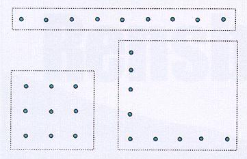 Borrhålskonfiguration (borrhålens inbördes placering) Obalans Balans Kompakta