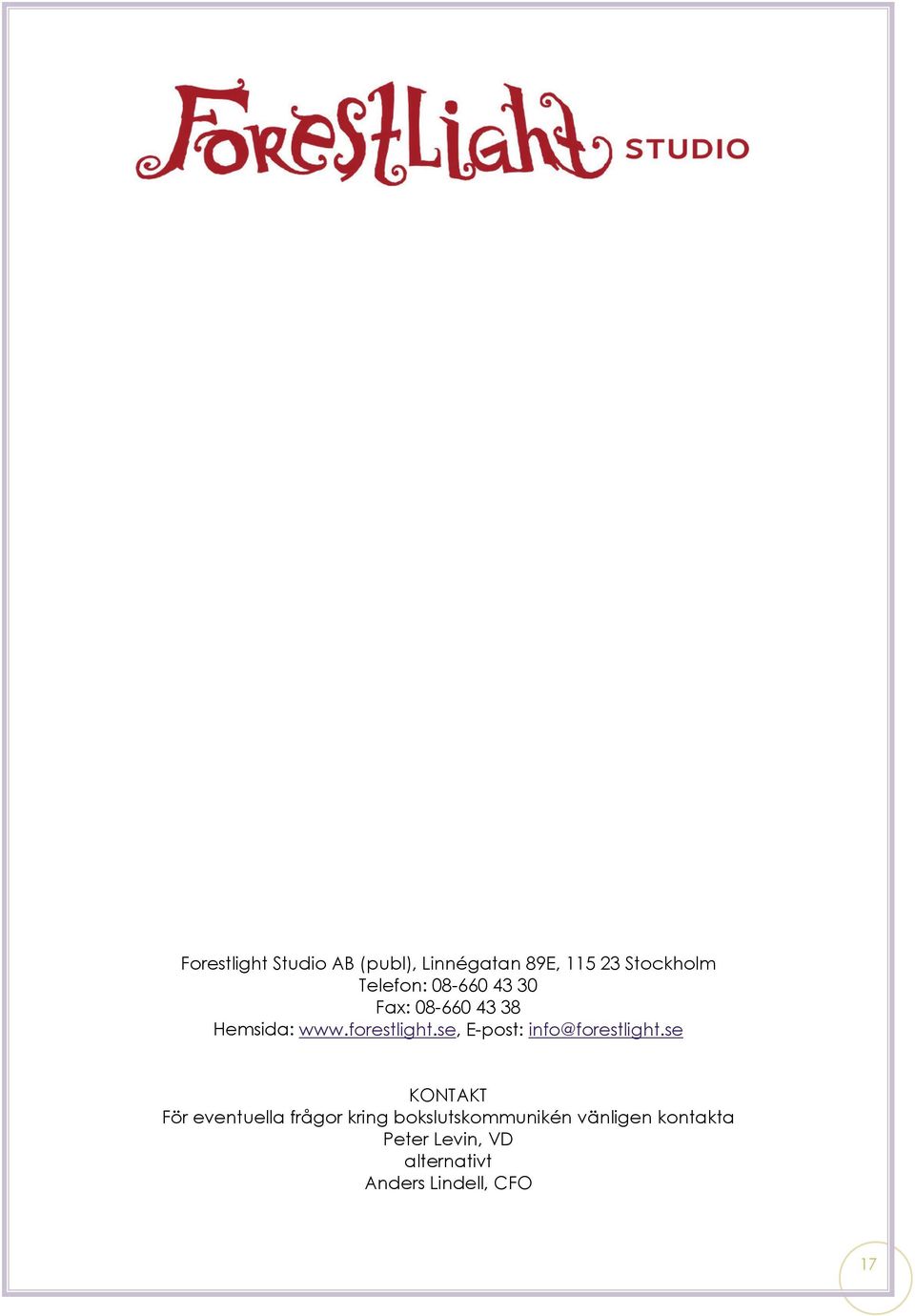se, E-post: info@forestlight.