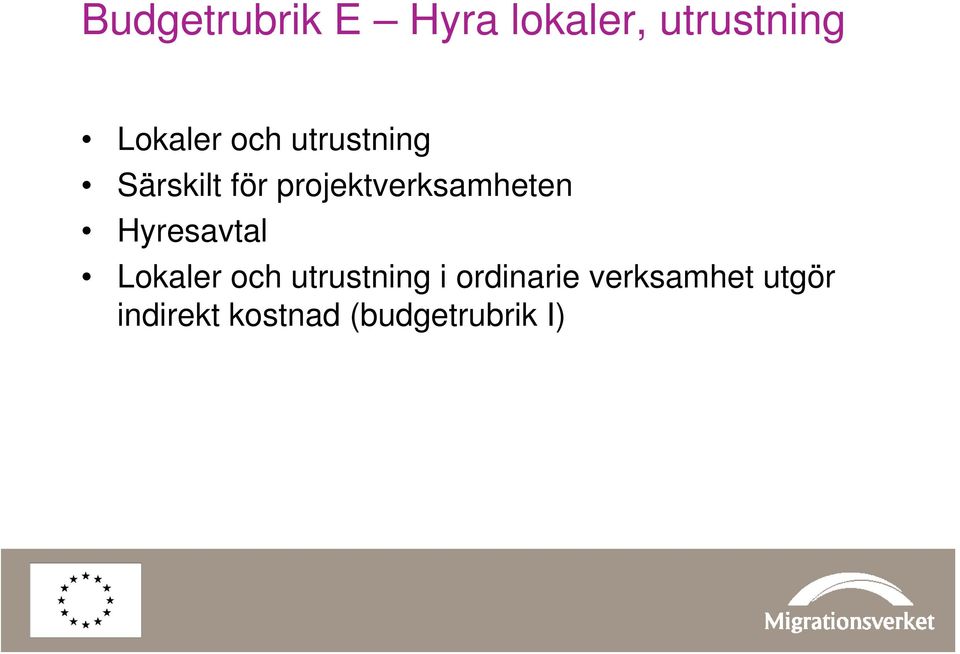 Hyresavtal Lokaler och utrustning i ordinarie